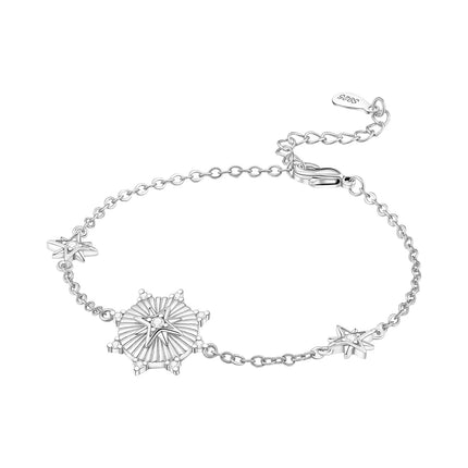 Original 925 Sterling Silver Butterfly Bracelet Zirconia Tennis Ball Women Fashion Simple Engagement Wedding Charm Jewelry Gift