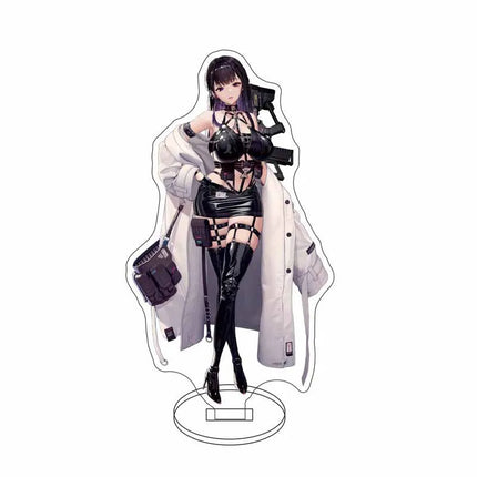 Anime Nikke Goddess Of Victory Figures Model Plate Sexy Girl Cute Girl Pattern Key Ring Acrylic Standing KeyChain for Women Men
