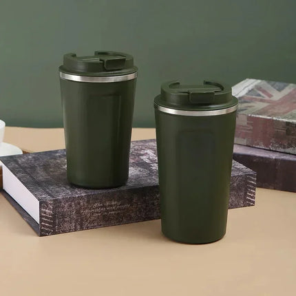 380/510ML Travel Stainless Steel Coffee Cup Thermal Mug Leak-Proof Thermos Bottle Tea Coffee Mug Vacuum Flask Insulated Cups Hot