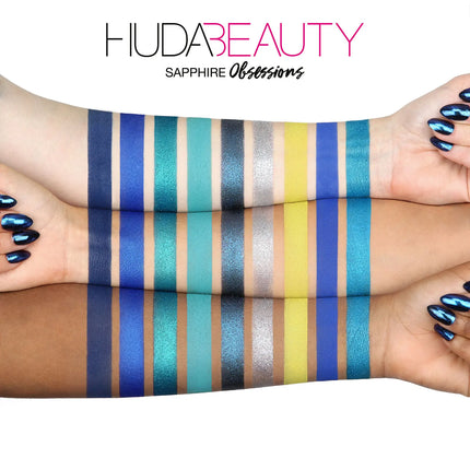 Huda Beauty 9 Color Palette Diamond Amethyst Ruby Red Gold Eye Shadow Pallete Matte Shimmer Eyeshadow Palette Glitter Makeup