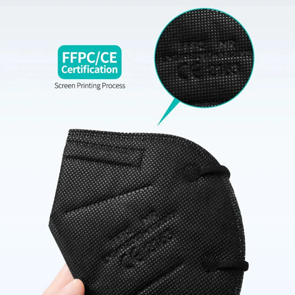FFP2 Face Masks Masques CE KN95 Face Mask Filter 5Layers Adult kn95 Mascarillas Quirurgicas Homologadas Reusable FFP2 Face Mask