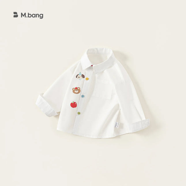 Children's Clothing, Boys' Shirt, Spring New Product, Printed, Children's Innerwear, Versatile, Girls' Top, Lapel, Baby Clothes