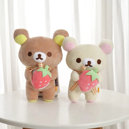 Anime Rilakkuma Cartoon Plush Doll Soft Bear Toys Kawaii Room Decor Teddy Bear Plushies Cute Couple Bear Xmas Gifts For Girls