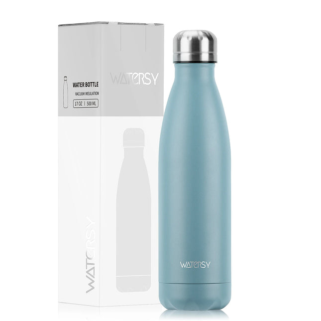500ml Stainless Steel Water Bottle Insulated Vacuum Flask Double Wall Thermal Cup Keep Cold Hot Sports Kettle Gift for Friends