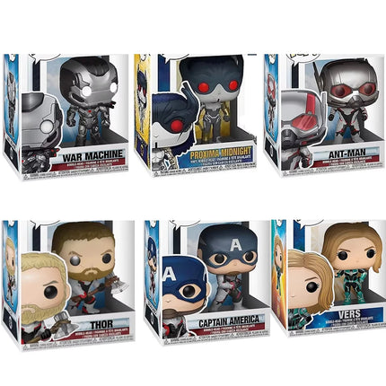 Marvel Super Hero Captain America Thor War Machine Figure Ant-man Model Toy
