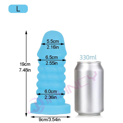 S-XXXL Huge Anal Dildos Soft Silicone Butt Plug Big Anal Plug with Suction Cup G-spot/prostate Massage 18+ Masturbate Sex Toys