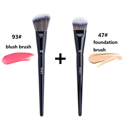 47 Foundation Brush Broom Shadow Liquid Cream Blending Blush Foundation Brush  Angled Professional Makeup Brush Cosmetic Tool