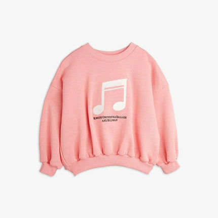 2025 New Children's Set Fashion Cartoon Violin Print Girl Sweatshirt Pants Set Korean Boy Hoodie Pullover Kids Clothes Girls