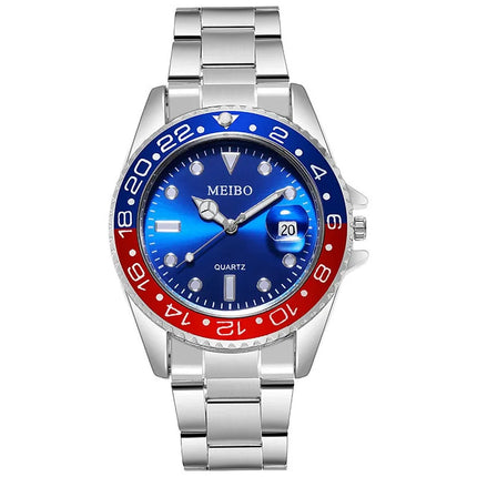 Fashion Watch Casual Clock Montre Homme Business Men Quartz Watch Calendar Green Water Wok Ghost Sport Men Wristwatch