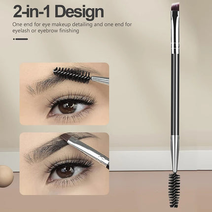 3/5PCS Eyebrow Brush Set Eyelash Comb Lash Separator Tool Professional Eye Makeup Tools With Eyebrow Trimmer Scissor For Woman