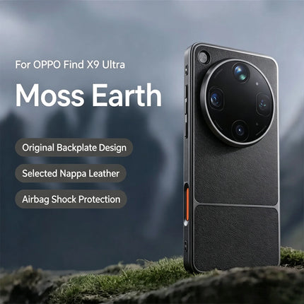 HANNUO Magnetic Case For OPPO Find X9 Ultra Protective Case Magnetic For Leather Cover Protective Back Cover Case Phone Shell