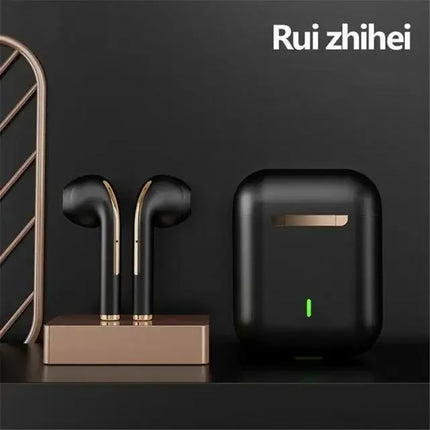 Wireless Bluetooth Earphones J18 True Music Headphones For Phone Stereo Sport Game TWS Earbuds In Ear With Mic Touch Headset