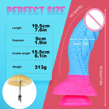 Sex Machine Sav Elastic Contraction Adapter for V-U-LOCK Attachments Dildo Saber Jigsaw Reciprocating Saw A Large Animal Dildo