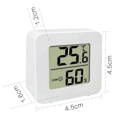 LCD Desktop Alarm Clock Transparent Calendar Weather and Digital Temperature and Humidity Display Home Appliance Smart Life