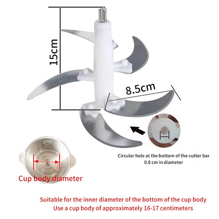 Electric Meat Grinder Food Crusher Processor Replacement Spare Parts For 2L/3L/4L Meat Grinder Accessories Kitchen Tools