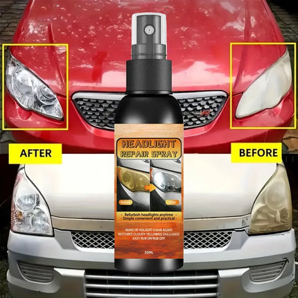 Universal Headlight Repair Kit - Remove Yellowing and Scratches, Restore Clarity - Car Headlight Lens Polishing