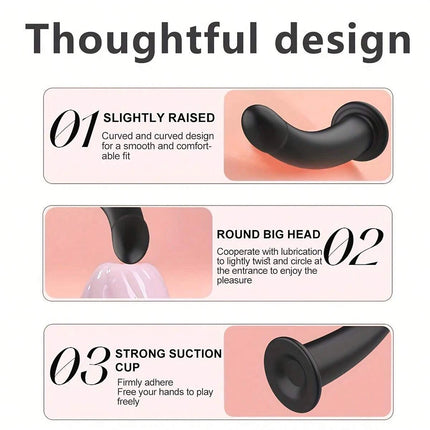 Silicone Anal Plug & Dilator Kit - Unisex Anal Training Set for Men & Women, Adult Erotic Sex Toy