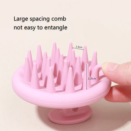 1PC Shampoo Brush for Hair Roots Cleaning & Scalp Massage – Salon Hair Styling Tool for Real Hair Wigs