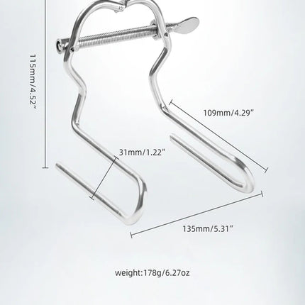 Extreme Anal Vaginal Dilator Vaginal Speculum Mirror Adult Metal Anus Pussy Dilator Anal SM Toys For Woman Man Butt Expansion