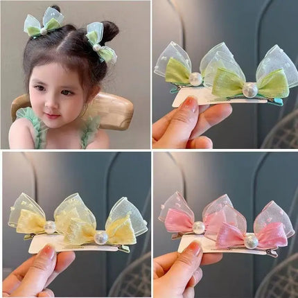 Girls Hair Accessories Kids Hair Clip Toddler Hair Pins Children Hair Wear Rainbow Color Cute Headdress New Style