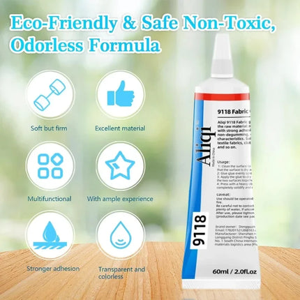 15/60ml Strong Fabric Glue Transparent Quick Dry Fabric Patching Glue Multipurpose Waterproof Fabric Sewing Glue Repair Tool