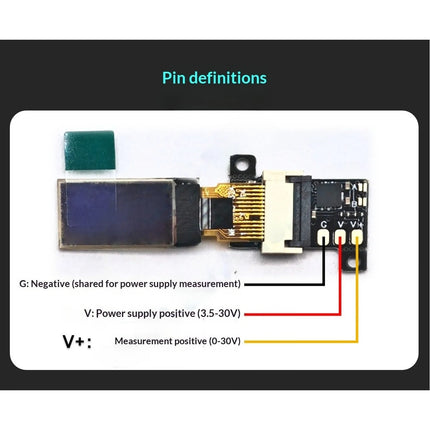 The Smallest Ever 0.5 Inch OLED Digital Voltmeter 0-30V Ultra Thin High Precision 2/3 Wire New Arrival