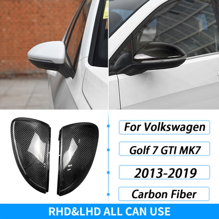 For Volkswagen Golf 7 GTI MK7 2013-2019 Carbon Fiber Gear Shift Air Outlet Window Lift Dashboard Suit Trim Car Interior Sticker