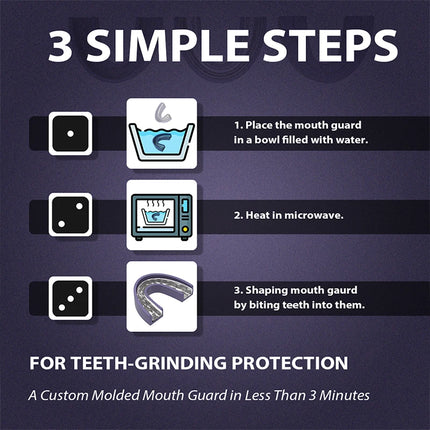 KOHEEL TG Mouth Guard for Teeth Grinding with Forming Tray, Dental Guard That Easy to Use & Perfect fit, Stops Bruxism Night Gua