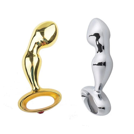 Stainless Steel Stick Pure Open Double Ended Plug G-spot Stimulator Massager Wand Sex Dildo Anal Butt Sex Toys For Women Men