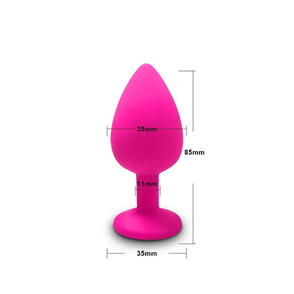 Soft Silicone Anal Butt Plug Unisex Sex Toys Men Prostate Massager Adult Gay Ass Stuffed Anal Trainer Massager for Couples