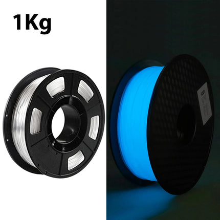 250g 500g 1Kg PETG Transparent Night Glow Blue 3D Printer Filament Consumables Material Printer 3D Printing Materials 1.75mm