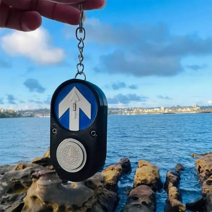 Australian Traffic Light Button Key Holder Sidewalk Sound Accessory Handheld Press To Make Sound Keychain Commemorative Funny