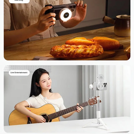 Magnetic Selfie Light LED Fill Light Compatible For Magsafe,ravel, Desktop, Selfies, Video, Makeup/Photography/TikTok/Zoom Calls