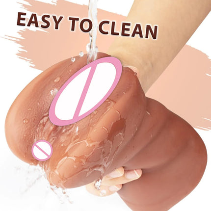 Realistic Vaginal Sex Toys for Men Pocket Pussy Vagina Erotic Oral Sex Artificial Anal Vaginal Male Masturbators Adults Toys 18+