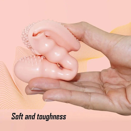 Erotic vibrating finger gloves g-spot stimulation high quality rechargeable finger vibrator couple flirting sex toys