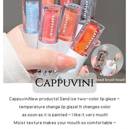 Clear Transparent Grey Purple Lip Gloss Hydrating Drying Lips Mirror Lip Glaze Tint Plumper Moisturizing Crystal Lip Oil Makeup