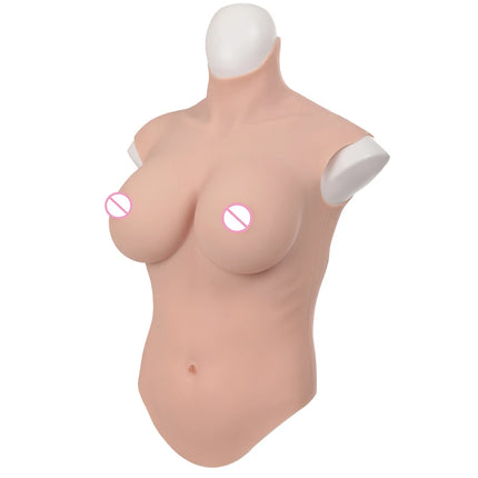 Dokier No-oil Silicone Breast Forms Fake Boobs Plate Enhancer Tits Male to Shemale Transgender Drag Queen Crossdressing Cosplay - TOYS-SUCE