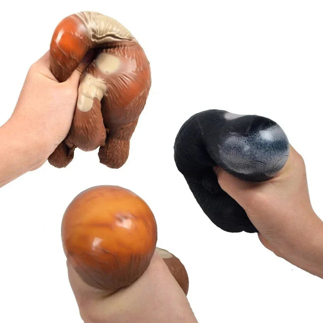 Big Giant Spongy Squishy Fidget Orangutan TikTok Influencer Elastic Monkey Antistress Toy for Adults and Children Soft Fun Gift Toy
