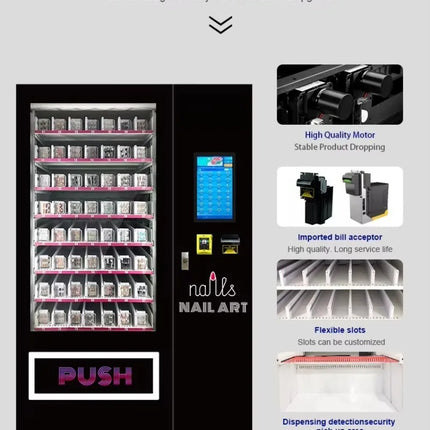 Customized Affordable Fully Automatic Eyelash Vending Machine for Girls' False Lashes, Wigs, Lipstick, Facial Masks