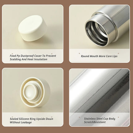 120/150/180ml mini 316 Stainless Steel Portable Thermos Cup Vacuum Thermal Insulation Pocket Cup Small Water Bottle for Espresso