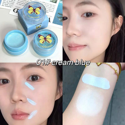 6-color Multi-purpose Cream High Coverage Concealer Cover Tear Groove Brightening Skin Tone Low Saturation Natural Blush Makeup