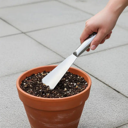 Thickened Stainless Steel Garden Trowel Heavy Duty Shovel Spade For Planting Transplanting Digging Weeding Outdoor Tool