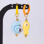 Fish Shell Earrings