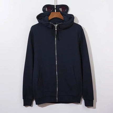 2025 Hot Selling Foreign Trade Men's Glasses Casual Round Neck Handsome Simple Leisure Outdoor Sports Hooded Glasses Hoodie