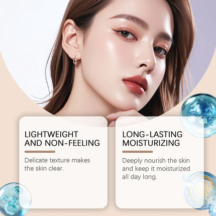 Protective Concealing Foundation: Lightweight & Matte, Gentle & Moisturizing, Brightening, Suitable for Oily & Dry Skin