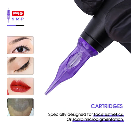 Mast PRO Tattoo Cartridge Needles SMP Art Makeup Needle 1RL 3RL Round Liner Permanent Makeup for Eyeliner Lip Tattoo Supplies