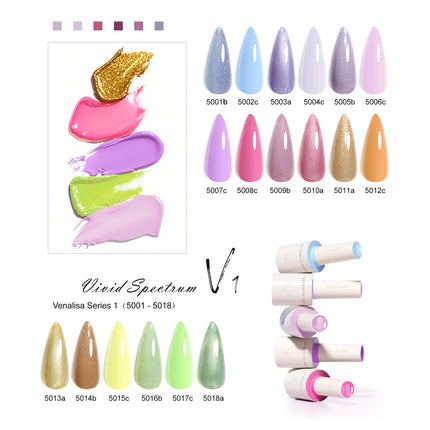 Venalisa15ML Silky Matte TPO FREE Topcoat No Cleaning Nail Lacquer Full Coverage Long Lasting Gorgeous Color Nail Varnish