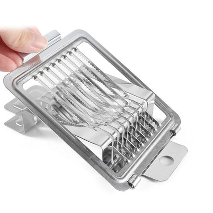 Egg Slicer Cutter Hard Boiled Eggs Multipurpose Egg Cutter Mini Manual Egg Slicer Egg Ham Mushroom Strawberry Soft Fruit