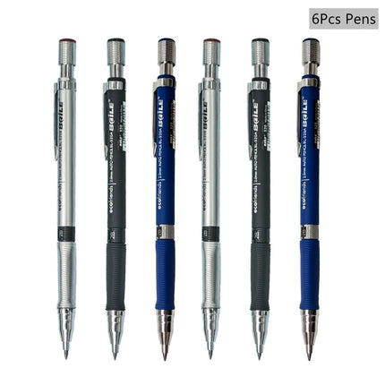 2.0mm Mechanical Pencil With Black/Color Lead Refill Automatic Pencil Art Drawing Painting Sketching School & Office Stationery
