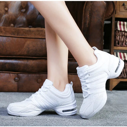 Large Size Women's Dance Shoes Soft Outsole Woman Breath Jazz Hip Hop Shoes Sports Sneakers Ladies Girl Modern Jazz Dancing 2025